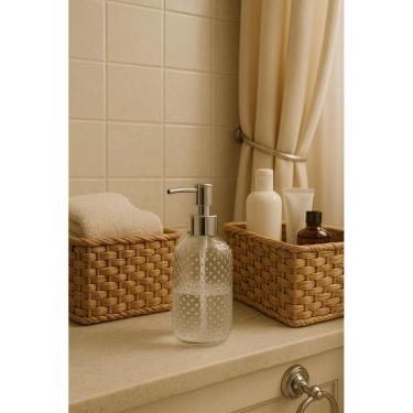 Imagem de Dispenser Para Sabonete Líquido De Vidro 430Ml Ball Mek