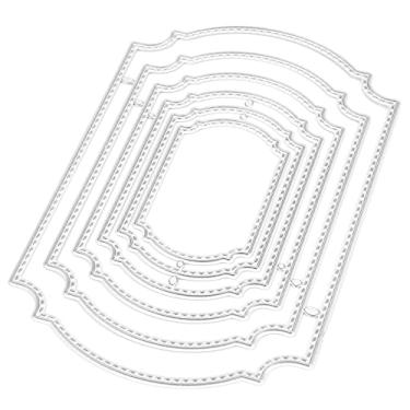 Imagem de Molde de metal para scrapbook, durável, leve, faça você mesmo, molde de corte, ferramenta de artesanato de precisão para fazer cartões, decoração de álbum, etiqueta de aço