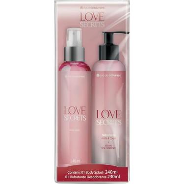 Imagem de Cia da Natureza, Kit Body Splash 240 ml e hidratante para o corpo e rosto 230 ml, Love Secrets
