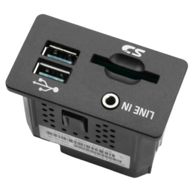 Imagem de Módulo de controle de interface de áudio AUX com substituição de leitor de cartão SD para C1BT-14F014-AE C1BT14F014AE FL3T-14F014-AA Apto para Fusion para Explorer F-150 Ranger