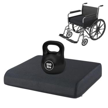 Imagem de ROYALAY Almofada de assento bariátrica 226,8 kg, 61 x 45,7 x 10 cm almofada de assento extra grande para pessoas pesadas, cadeira de rodas de espuma viscoelástica e almofada de scooter de mobilidade