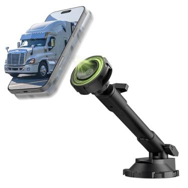 Imagem de Bracketron MagAlign X Pro - Suporte Magsafe para celular para carro com braço de alcance estendido para painel e para-brisa - Suportes magnéticos de telefone para o seu carro para iPhone 16 Pro Max 15