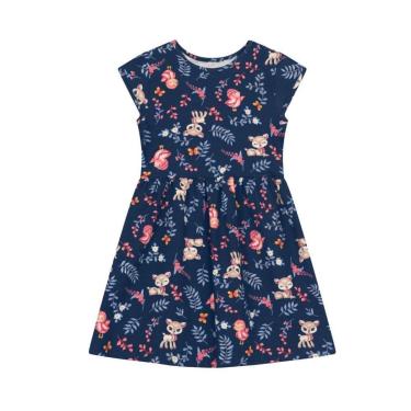 Imagem de Vestido Infantil Menina De Bichinhos Brandili-Feminino