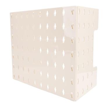 Imagem de SUNGOOYUE Placa de Furo Decorativo Rack de Armazenamento Pegboard Aquecedor de água a Gás Escudo de Tubo para Organizador de Cozinha (S)