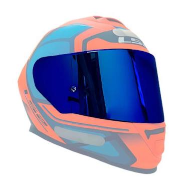 Imagem de Viseira Capacete Ls2 Ff320 Ff353 Ff800 Revo Azul Iridium - POLIVISOR