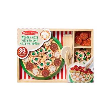 Imagem de Comidinha de Brinquedo Madeira Festa da Pizza Melissa & Doug