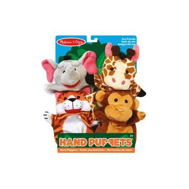 Imagem de 4 Fantoches Série Amigos do Zoológico - Melissa & Doug