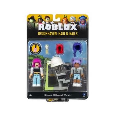 Imagem de Roblox - 2 Bonecos De 7Cm - Brookhaven: Hair And Nails