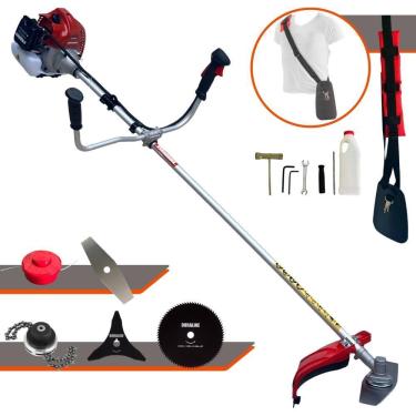 Imagem de Roçadeira Kawashima Bcj620l 2t 62cc + Faca 3p 80d E Trimmer