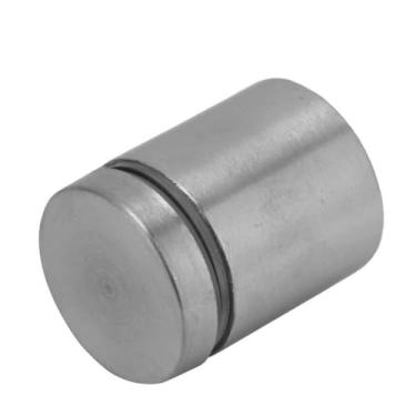 Imagem de LiebeWH 4pcs Suportes de Fixação de Vidro de Aço Inoxidável 25 * 25mm Espaçadores de Metal Pinos de Montagem, Resistir a Agitar, Fácil de Instalar Com Parafusos de Batida para Placa de Publicidade de Vidro, Sinal de Loja, (25*25MM)