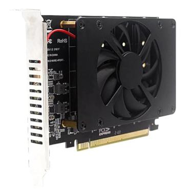 Imagem de Cartão adaptador RAID macio de 4 discos com ventilador, PCIE X16 NVME M.2 MKEY SSD RAID placa adaptadora