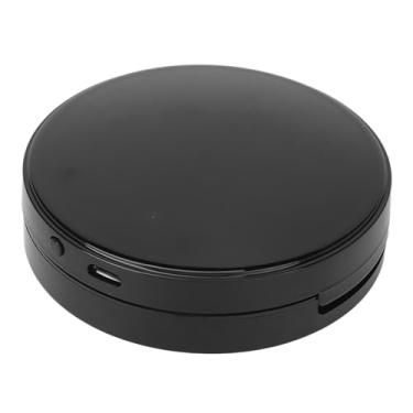 Imagem de Yinhing Estojo de Base de Almofada Com Luz LED, Espelho Redondo, Estojo Vazio Compacto Com 2 Engrenagens, Luz Branca Ajustável para Espelho de Maquiagem, Recipiente de Base, Viagens Ao