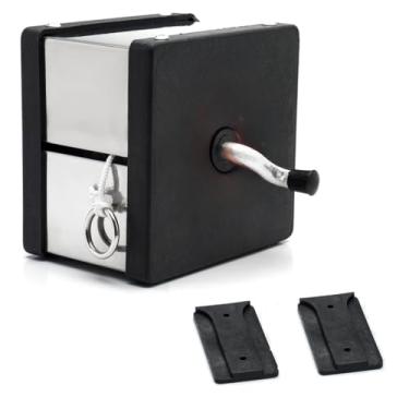 Imagem de Varal de Parede Retratil Recolhivel Inox Portátil 30 Mts Suporta 60kg (Varal + 2 Suportes)