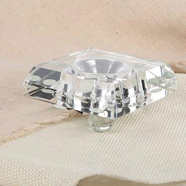 Imagem de GLOGLOW Suporte de Item Base de Exibição de Luz Mini LED de 7 Cores, Material de Cristal, Alimentado por USB, 2,8 Polegadas, para Decoração de Casa e Exposições Decoração Diária