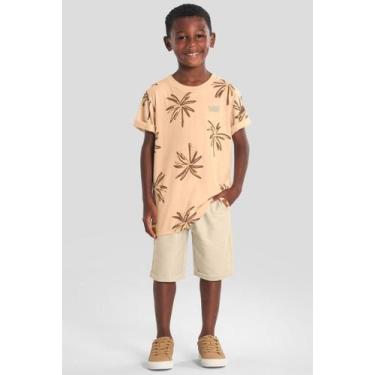 Imagem de Conjunto infantil menino de palmeiras Mundi, 12, Laranja