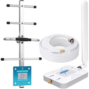 Imagem de Verizon Amplificador de sinal de celular Verizon Amplificador de sinal 5G 4G LTE Band13 5G Amplificador de sinal de célula Amplificador de sinal de célula, repetidor de telefone celular para casa