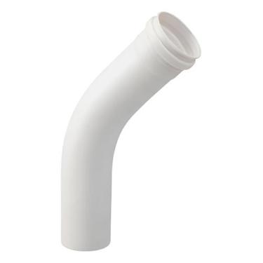 Imagem de Curva Longa Esgoto 45 Graus 100 Mm Pvc Branco - PLASTILIT