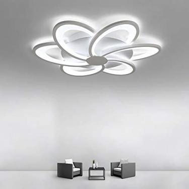 Imagem de Lâmpada De Teto Moderna Criativa Lâmpada De Teto LED Sala De Estar Quarto Iluminação De Teto Minimalista Ultrafina Sala De Estar Lustre Sala De Jantar Flor Lâmpada De Quarto,Collector88
