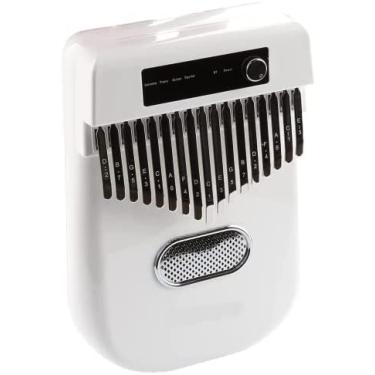 Imagem de Piano De Polegar Eletrônico Kalimba 17 Teclas - Kalimba/Piano/Guitarra/Guitarra Elétrica Quatro Modos De Comutação - Alto-falante Bluetooth Embutido - Função De Acompanhamento,Branco,Collector88
