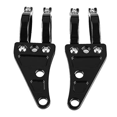 Imagem de Generic Braçadeiras de Suporte para Farol de Motocicleta, 2 Peças, Tubos de Garfo de 38-41mm, Kit Universal de Suporte de Lâmpada de Cabeça de Montagem Lateral para Aplicações Personalizadas