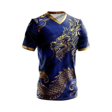 Imagem de Camisa De Futebol Com Estampa De Dragão Para Homens, Mulheres E Crianç