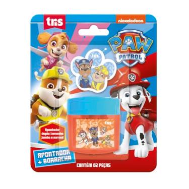 Imagem de Apontador + Borracha Patrulha Canina Cartela 2 Unidades
