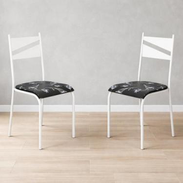 Imagem de Kit 2 Cadeiras de Jantar Varanda Cozinha Sala de Estar Epoxi 543.new -