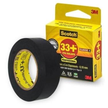 Imagem de Fita Isolante 3m Scotch 33+ 19mm X 5 Metros