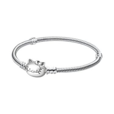 Imagem de Pulseira De Prata Esterlina 925 Com Floco De Neve E Apanhador De Sonho