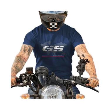 Imagem de Camisa De Algodão Unissex Oversized De Secagem Rápida Estilo Moto GS E