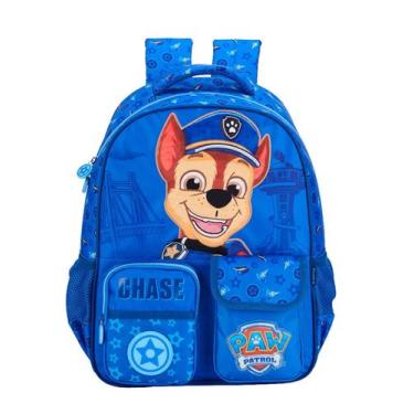 Imagem de Mochila Escolar de Costas Patrulha Canina Chase Luxo 15352 - Xeryus