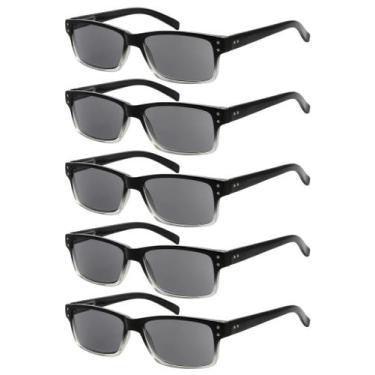 Imagem de Óculos de sol de leitura Eyekepper Grey Tinted Lens +3.75 Masculinos