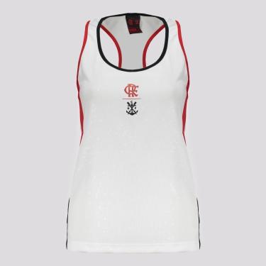 Imagem de Regata Flamengo Unir Feminina Branca-Feminino