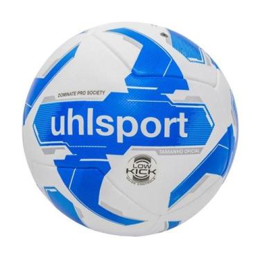 Imagem de Bola Society Uhlsport - Dominate Pro, Branco e azul