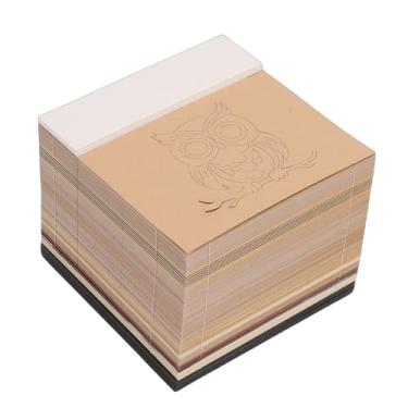 Imagem de Zopsc Bloco de Notas de Calendário de Papel de Coruja 3D, Bloco de Notas de Decoração de Mesa de Escultura de Papel Com Caixa de Acrílico Transparente, para Presente de Decoração