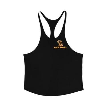 Imagem de Camiseta Sem Mangas Para Musculação Masculina Tecido Durável Camiseta 