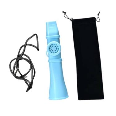 Imagem de JunZheHub Kazoo Flauta Profissional Kazoo Instrumento Musical Fácil de Aprender Brinquedo Infantil Leve E Portátil com Bolsa de Armazenamento Ideal para Lembran, Azul