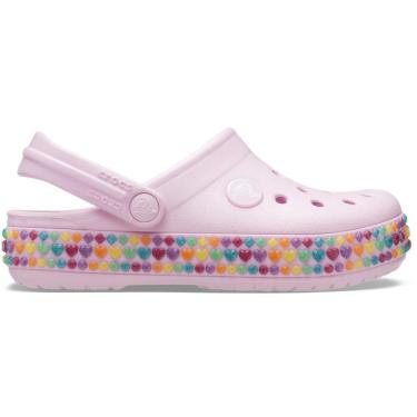 Imagem de Sandália crocs crocband gem band clog infantil ballerina pink-Feminino