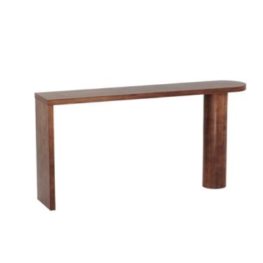 Imagem de Mesa de bar estreita retangular de topo alto para cozinha e sala de jantar, sala de estar (pequena)