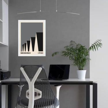 Imagem de Quadro Bauhaus Cinza - Factory Roofs 45X34Cm