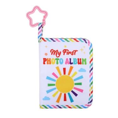 Imagem de OPPWONG Meu Primeiro álbum de Fotos de Família Macio para Crianças Com Espelho Seguro, Contém 17 Unidades de Fotos de 4 X 6 Polegadas Livro de Memórias do bebê para Capturar
