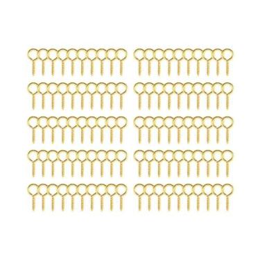 Imagem de Kit De Anéis De Chaveiro Em Prata E Ouro, Anéis De Metal Para Artesana