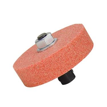 Imagem de SI FANG Roda de moagem de bancada para mini lixadeira elétrica de cinto afiador de bordas, roda de polimento de pedra de moagem para broca, ligas de metal/fabricação de facas e artesanato (1 peça)