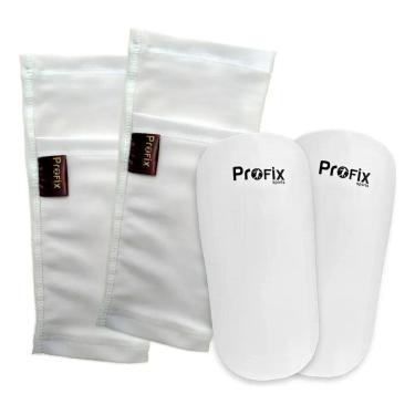 Imagem de Kit Caneleira Adulto Branca E Porta Can Branco M - 27 A 33 C