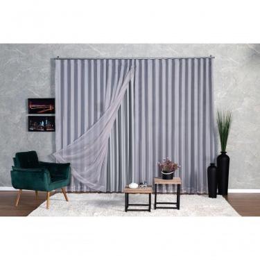 Imagem de Cortina Blackout Com Voil 2,80x2,50 Para Trilho Suíço gelo