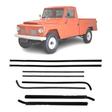 Imagem de Canaletas E Pestanas Porta Ford Pick Up F75 De 1977 Até 1982