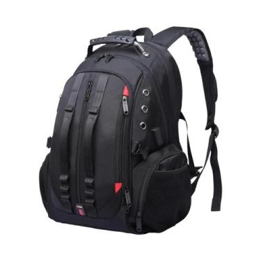 Imagem de Mochila Masculina Oxford Impermeável De 40L Com Porta USB Para Viagens