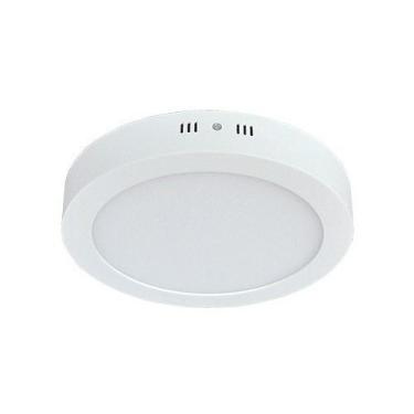 Imagem de Painel plafon led sobrepor redondo 12w branco frio 6500k startec bivol