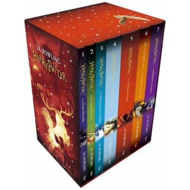 Imagem de Livro - Box Harry Potter vermelho (edição britânica) - Rocco