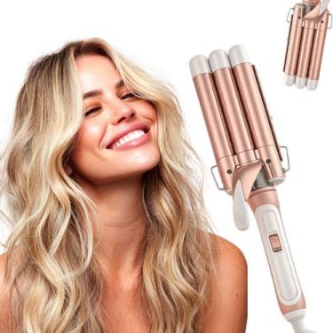 Imagem de Triondas Modelador de Cachos 32mm Ondulador Profissional Cerâmica Bivo